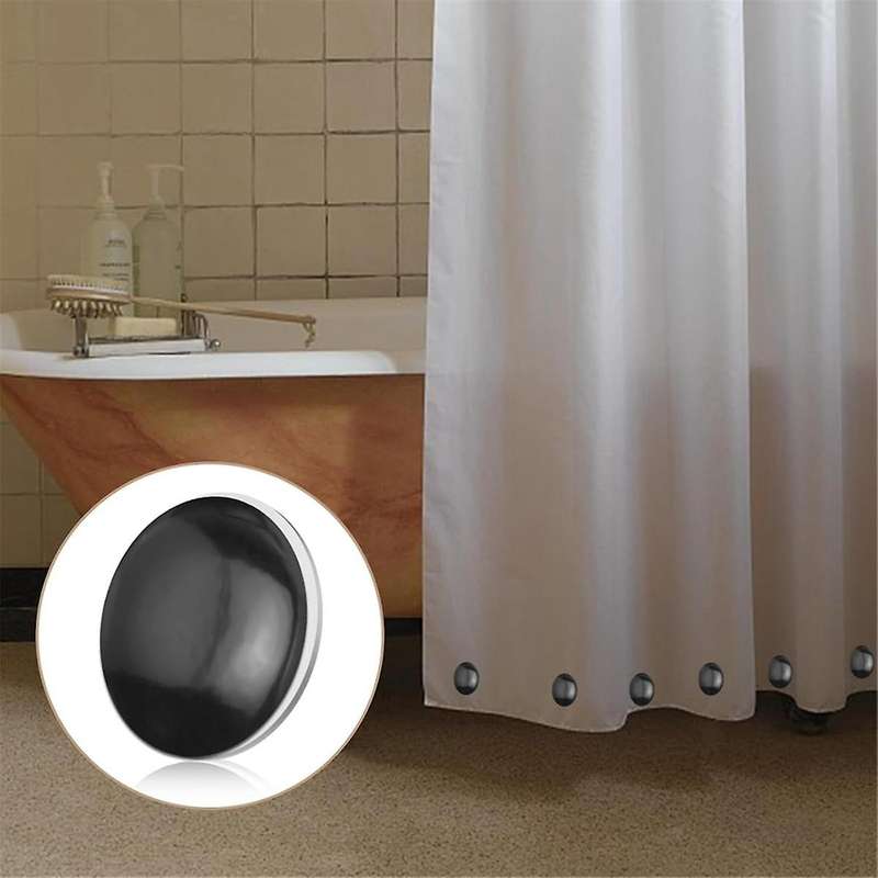 10pcs Magnetic Shower Curtain Weights, Prevent Outdoor Curtain From Blowing Around, Great for Draper