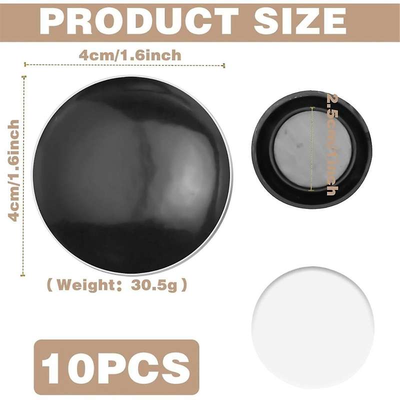 10pcs Magnetic Shower Curtain Weights, Prevent Outdoor Curtain From Blowing Around, Great for Draper
