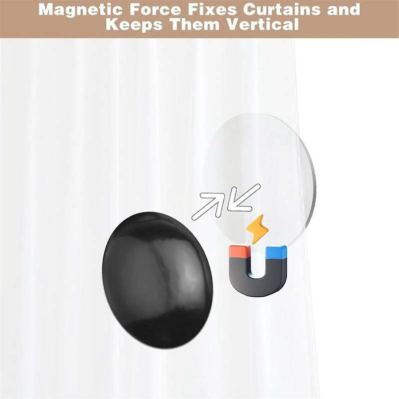 10pcs Magnetic Shower Curtain Weights, Prevent Outdoor Curtain From Blowing Around, Great for Draper