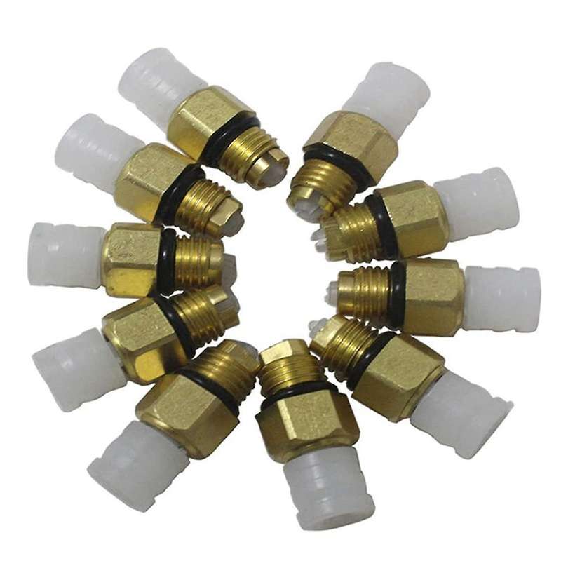 10Pcs M8 for -Ben W164 W212 Air Suspension Line Hose Connector Fitting 1643204613 1643204413 1643204