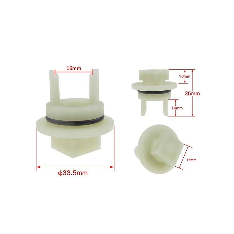 10pcs Meat Grinder Pinion Parts Food Processor Mincer Plastic Gear Bushing Coupling Sleeve Screw For