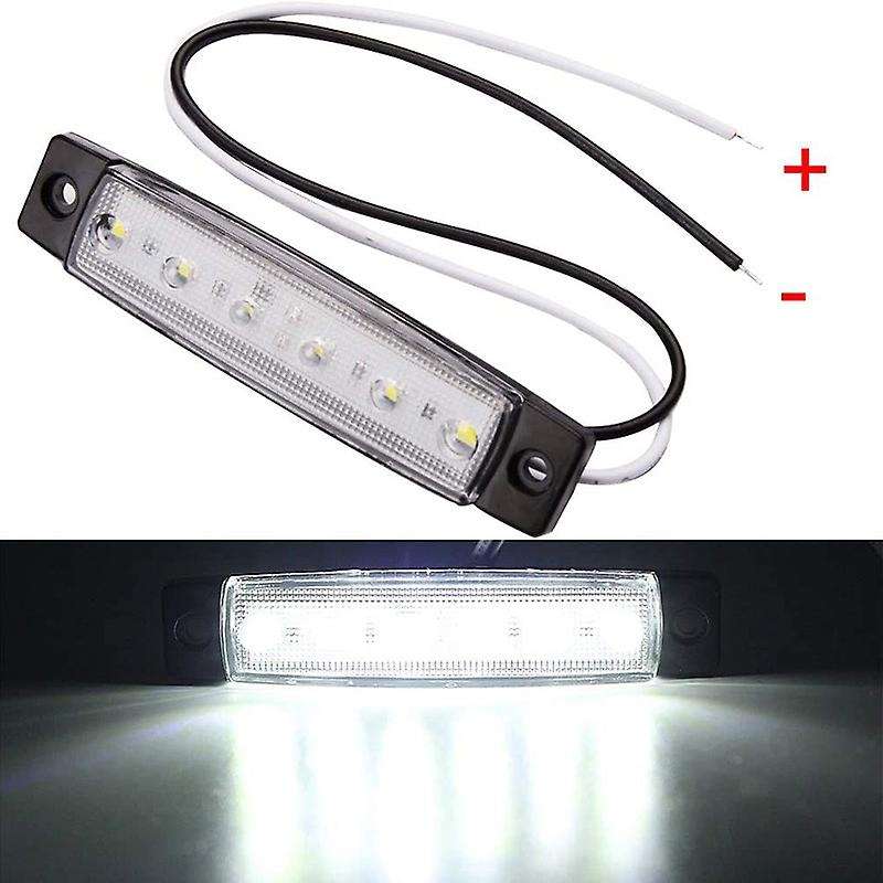 10PCS Marine Boat Lights 12V Waterproof Boat 6LED Lights Kayak Lights for Boat Deck & Cockpit Decora