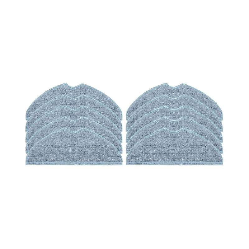 10PCS Mop Pads for S7 S7 + S7 MaxV, S7 MaxV Plus, T7S, T7 Plus, T7S Plus ,G10S, G10S PRO Robot Vacuu
