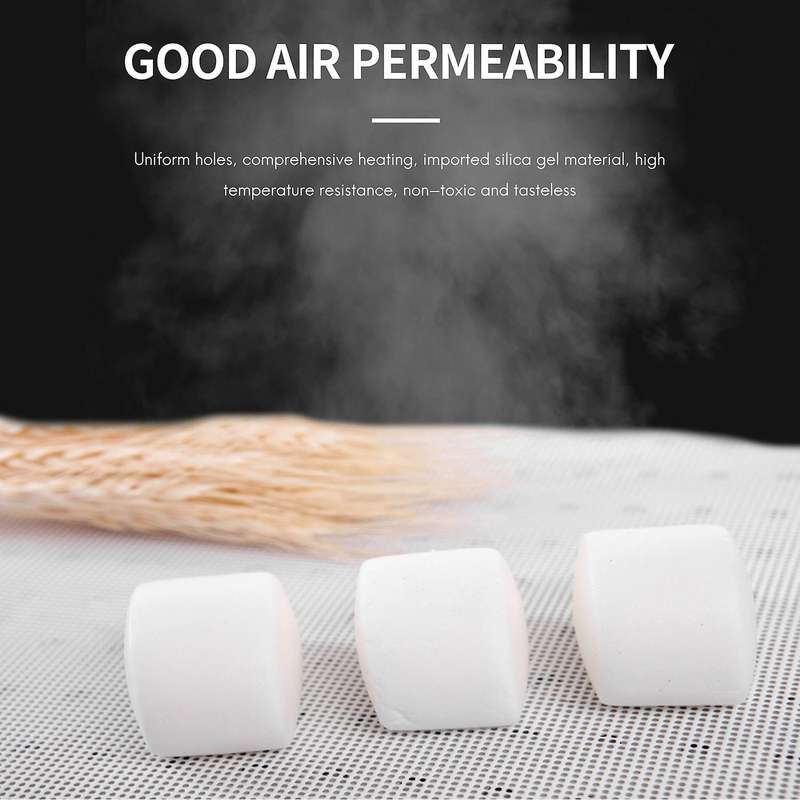 10PCS Non Stick Silicone Dehydrator Sheets, Compatible Fruit Dryer Dumpling