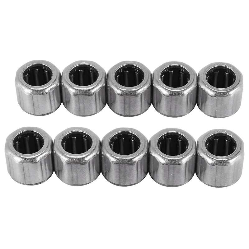 10Pcs Needle Bearing HF081412 Outer Ring Octagon One-Way Needle Roller Bearing 8X14X12mm for Manufac