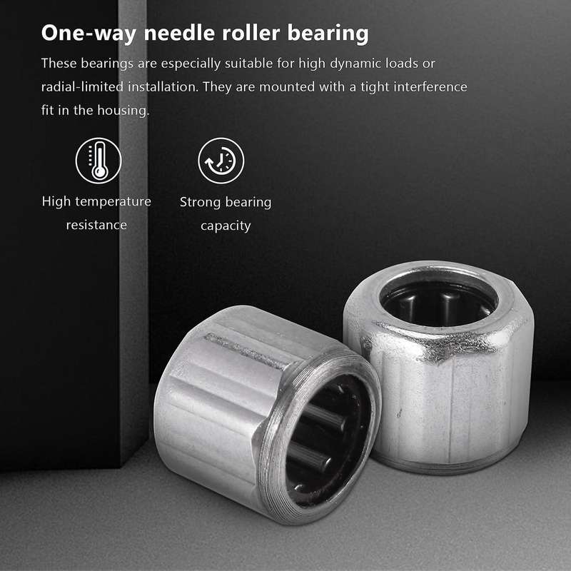 10Pcs Needle Bearing HF081412 Outer Ring Octagon One-Way Needle Roller Bearing 8X14X12mm for Manufac