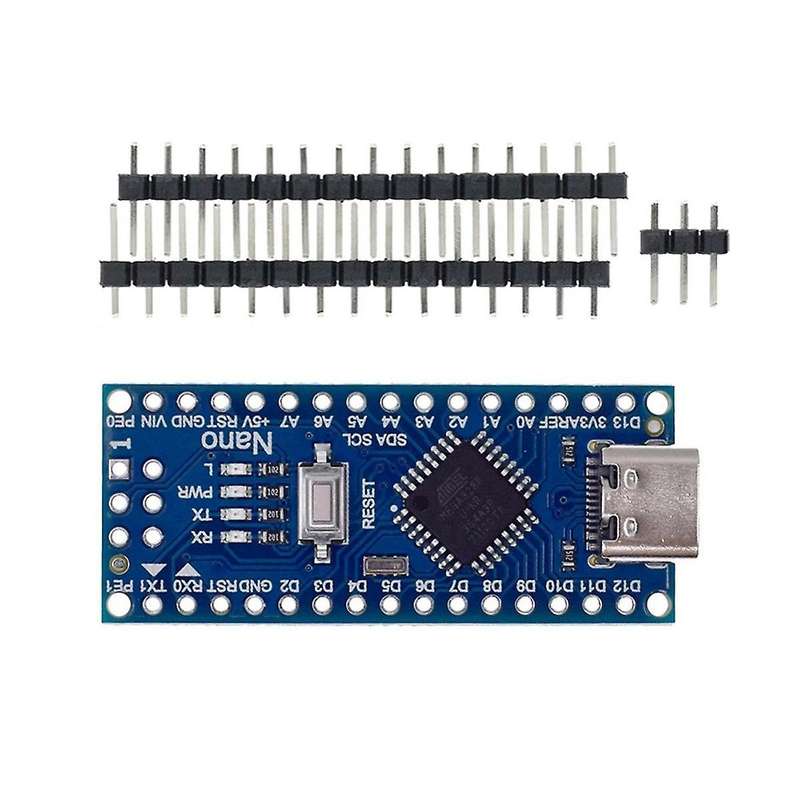 10Pcs Nano 3.0 Type-C with the Bootloader Compatible Nano Controller for CH340 Driver 16Mhz ATMEGA3
