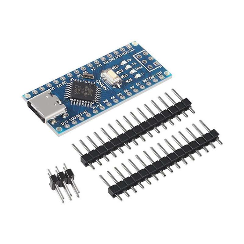 10Pcs Nano 3.0 Type-C with the Bootloader Compatible Nano Controller for CH340 Driver 16Mhz ATMEGA3