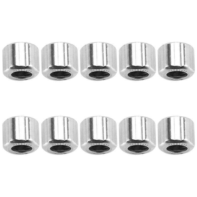 10Pcs Needle Bearing HF081412 Outer Hexagonal One-Way Needle Roller Bearing 8X14X12mm for Manufactur