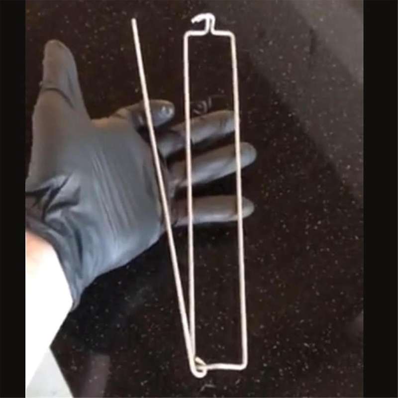 10pcs Outdoor BBQ Fork BBQ Tools Stainless Steel Chicken Wing BBQ Rack for Outdoor Picnic