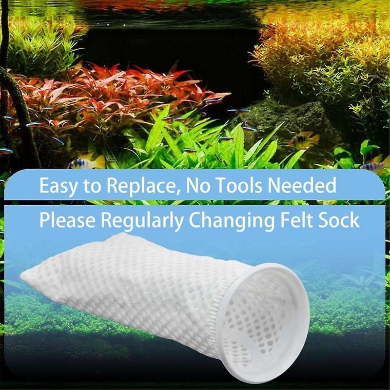 10PCS Premium 4-Inch Ring Filter Socks for Aquariums: Enhanced Clarity and Durability