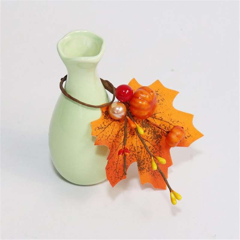 10PCS Pumkins Napkin Rings Thanksgiving Napkin Ring Holder Berry Napkin Ring Harvest Maple Fruit Pum