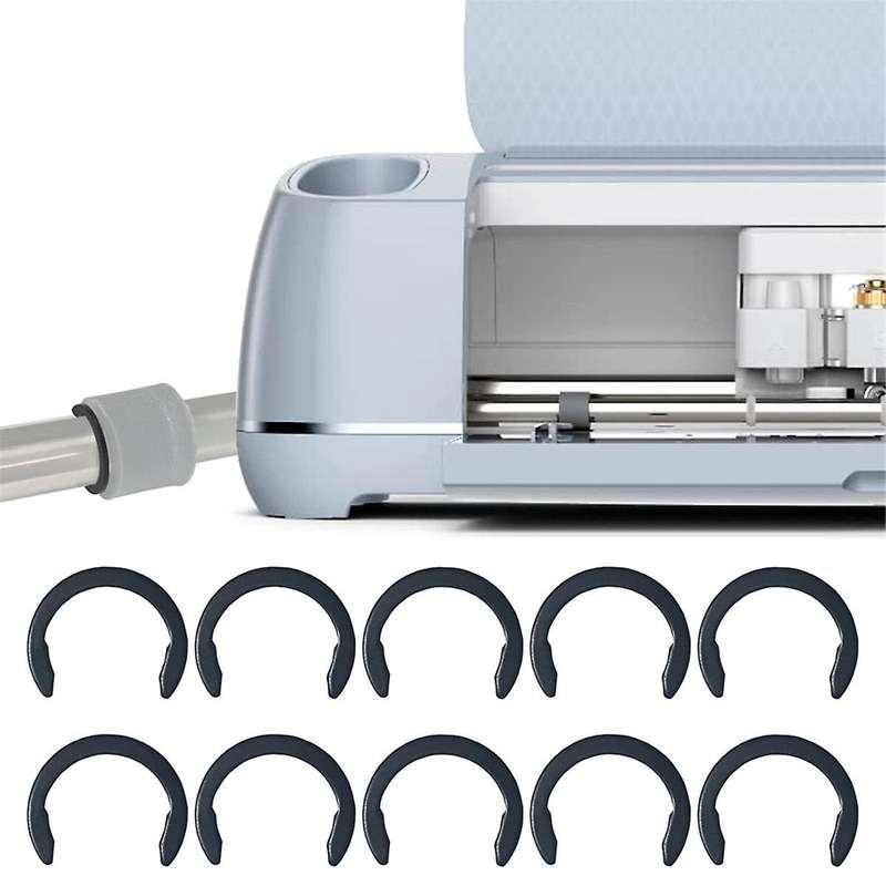 10Pcs Retaining Clip Rings for Cricuts Maker and Explore Airs, Keep Rubber in Place with Retaining R