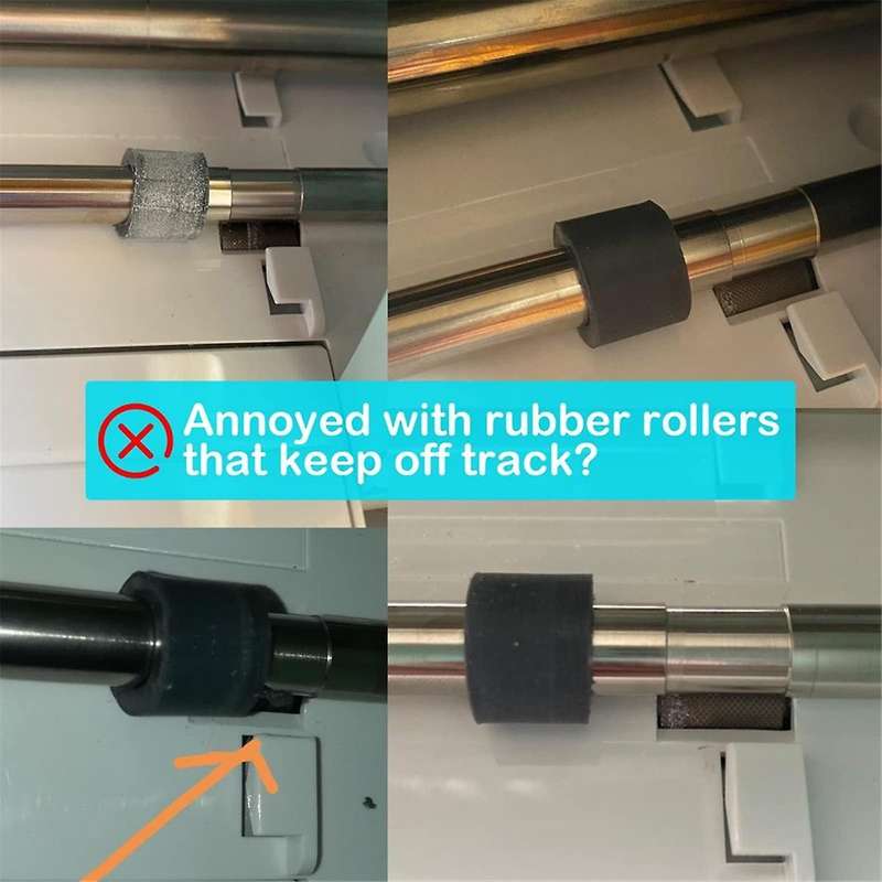 10Pcs Retaining Clip Rings for Cricuts Maker and Explore Airs, Keep Rubber in Place with Retaining R