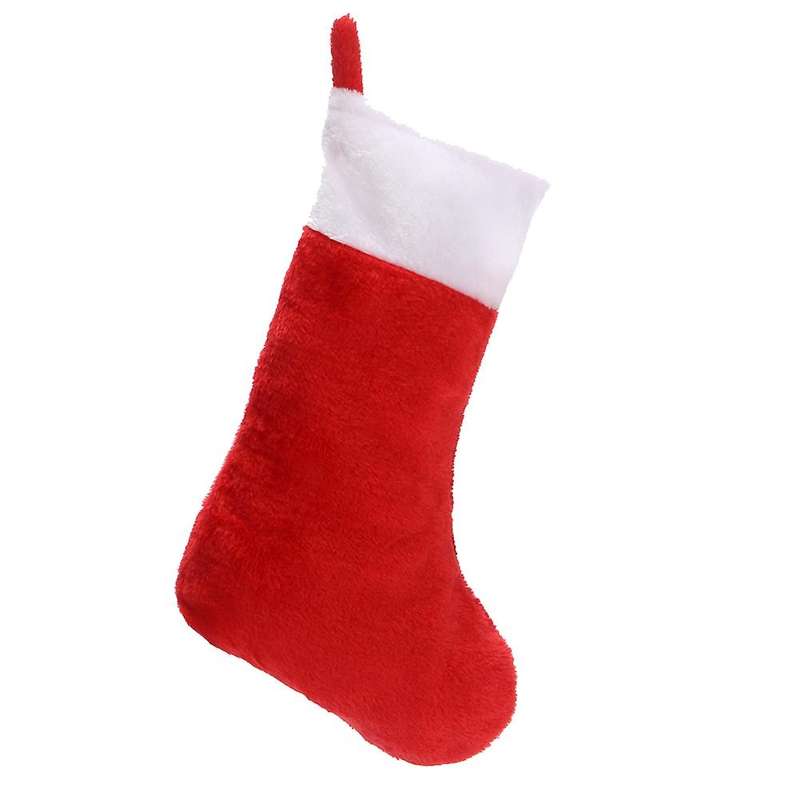 10pcs Red Felt Christmas Stockings Christmas Stockings Holder Socks Home Fireplace Gift Storage Bag
