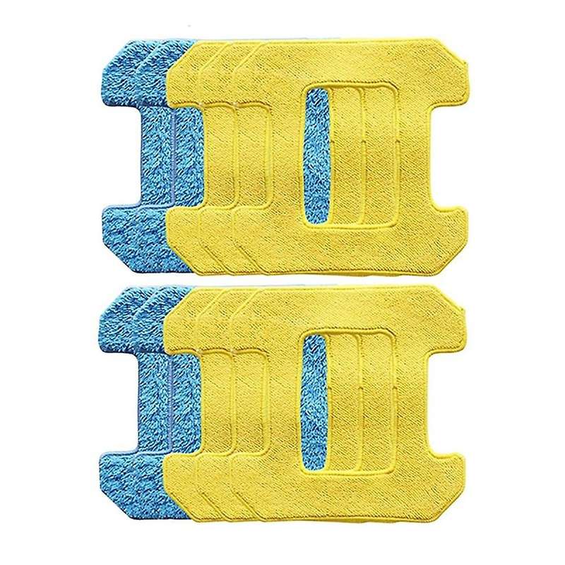 10Pcs Rubbing Mop Pads Compatible Hobot 298 Window Cleaning Robot
