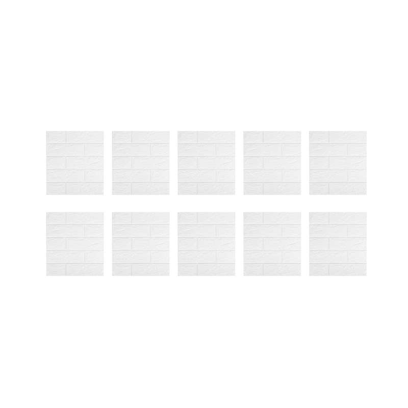10Pcs Self-Adhesive 3D Brick Sticker DIY Waterproof Foam Wallpaper Room Kitchen Roof Ceiling Backgro