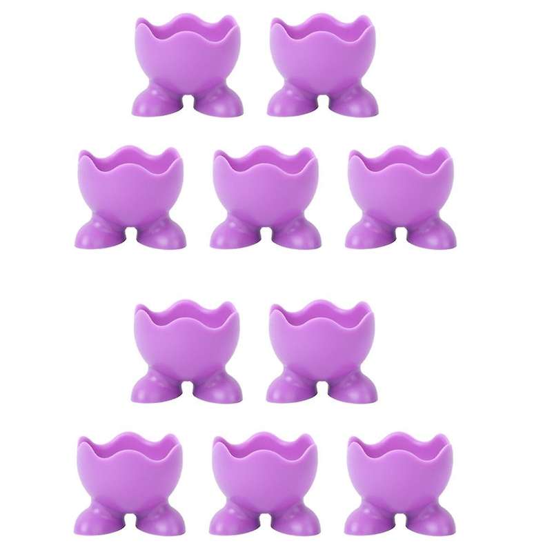 10Pcs Silicone Egg Cups Stands Holders for Serving Hard and Soft Boiled Eggs,Kitchen Cooking Tool Eg