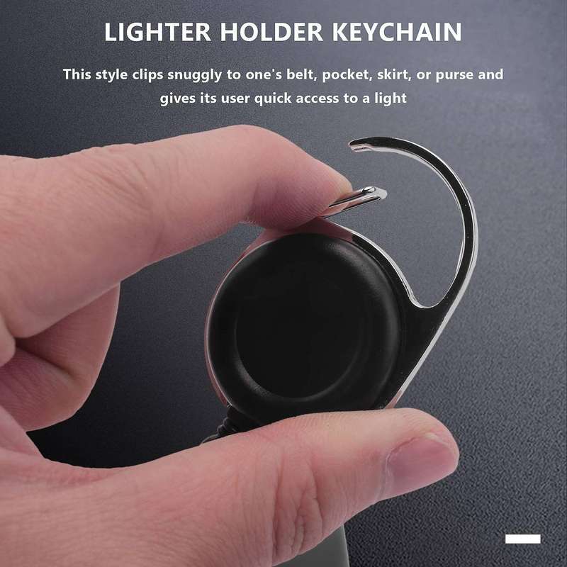 10Pcs Silicone Lighter Holder Sleeve Lighter Protective Cover Smoking Accessories with Retractable K