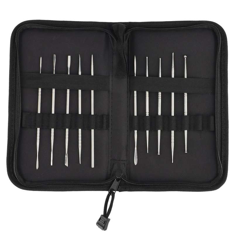 10pcs Stainless Steel Clay Sculpture Engrave Tools for Modeling Carving Crafts Ceramic Sculpting To