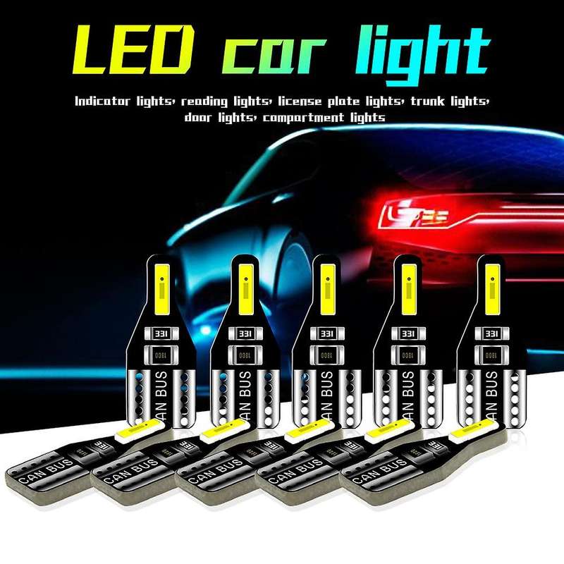 10pcs T10 W5w Led Car Interior Bulb Light for Avensis Opel Mokka Focus 2 3 Fiesta 12v
