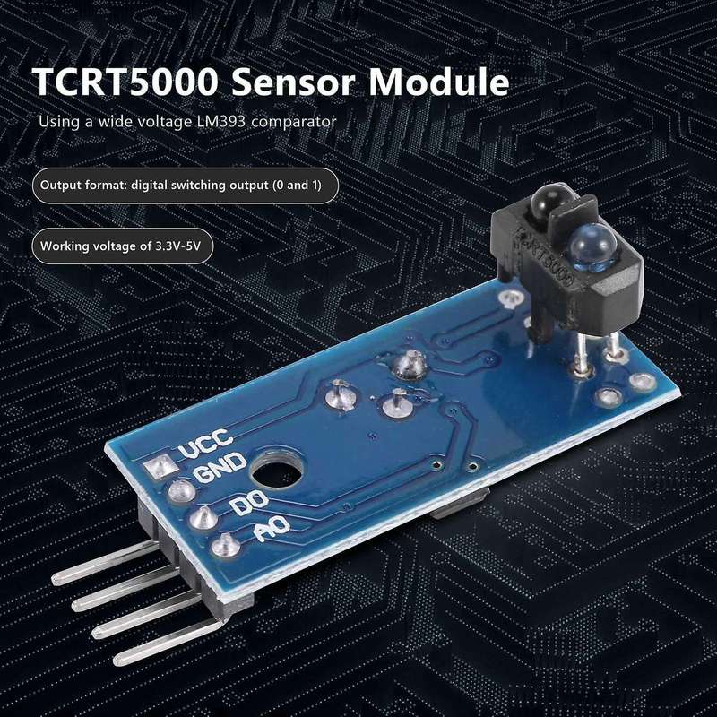 10PCS TCRT5000 Infrared Reflective Sensor Module IR Track Photoelectric Switch for Smart Car Robot