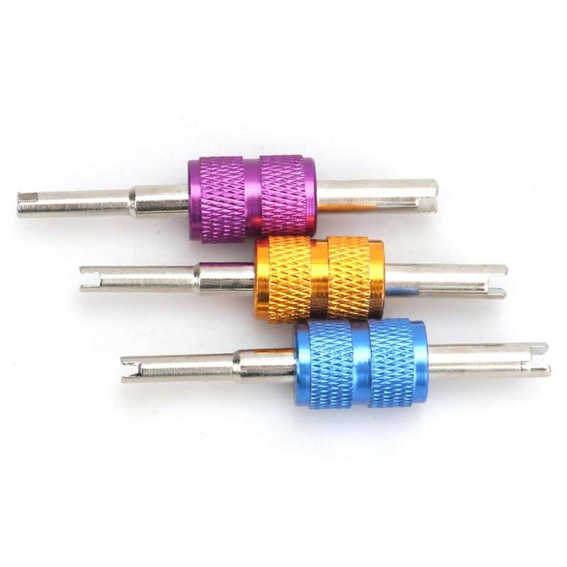 10Pcs Valve Core Wrench Tyre Valve Core Removal Tool Air Conditioning Repair Tool Car Motor Bike Rep
