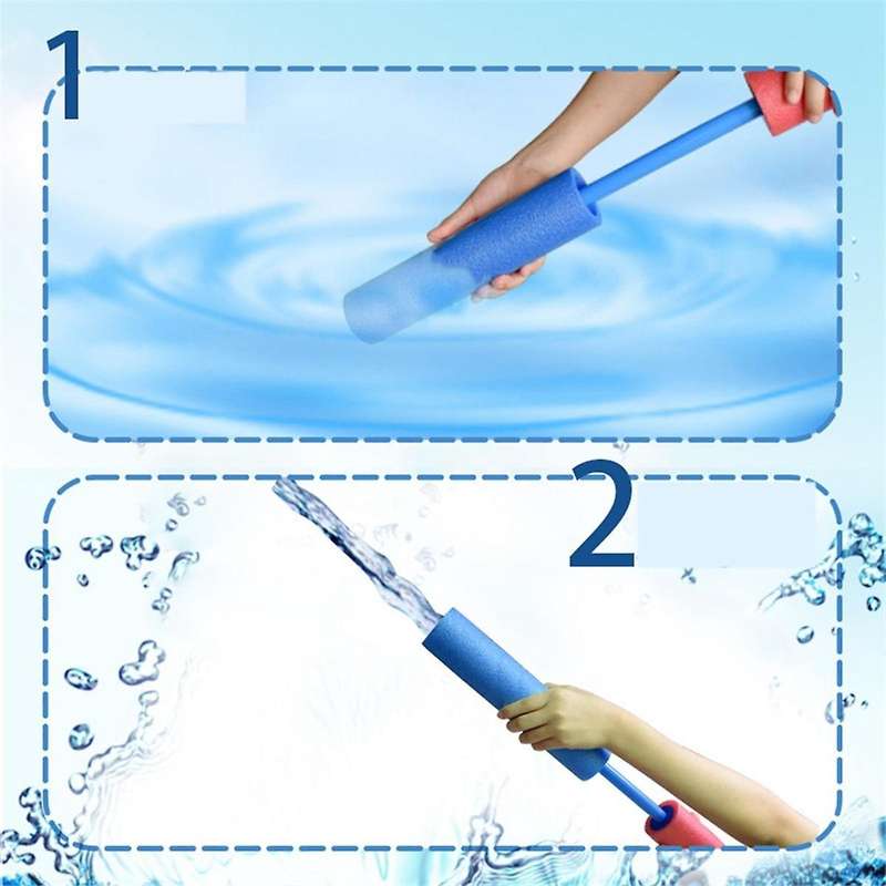 10PCS Water Toy for Kids Portable 30ft Range Foam Water Toy Summer Swimming Pool Toys Random Color(2