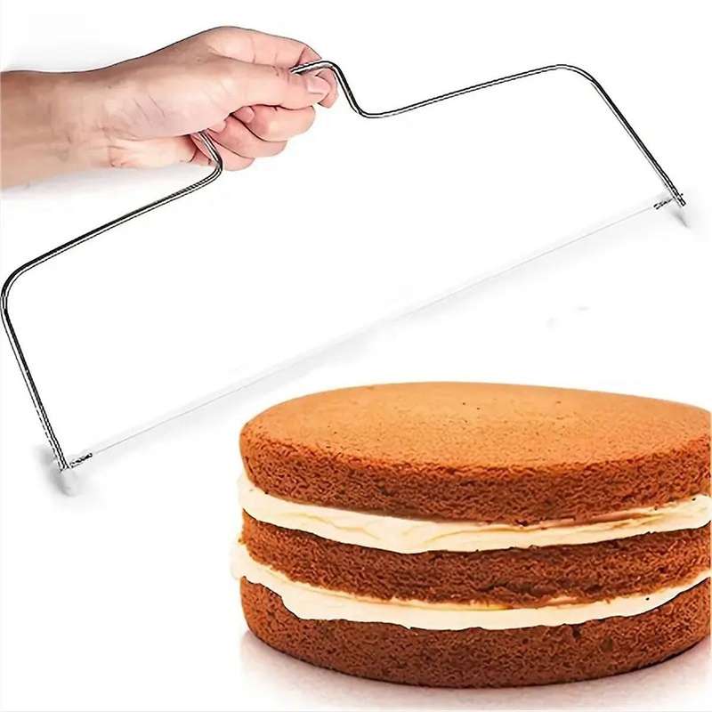 10PCS Wire Adjustable Cakes Cutter Stainless Steel Cupcakes Levelers Fondant Leveling Layer Slicer B