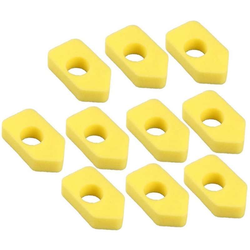10Pcs Yellow Filters for Briggs Stratton 698369 Equipment Filters Lawn Mower Parts
