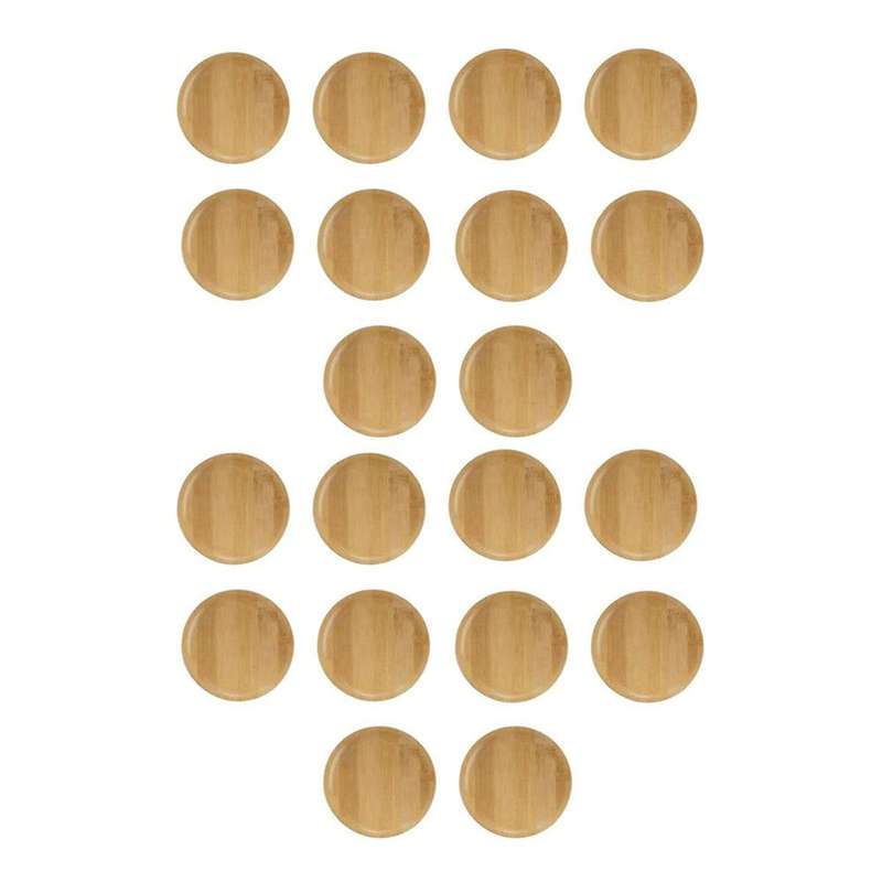 10Pcs Wine Glass Topper, 4Inch Wine Glass Charcuterie Topper Bamboo Wine Glass Topper Coasters