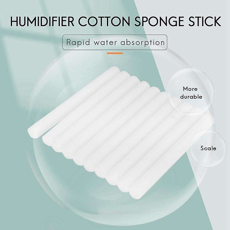 10Pcs/Pack Humidifier Filter Replacement Cotton Sponge Stick Compatible Usb Humidifier Aroma Diffuse