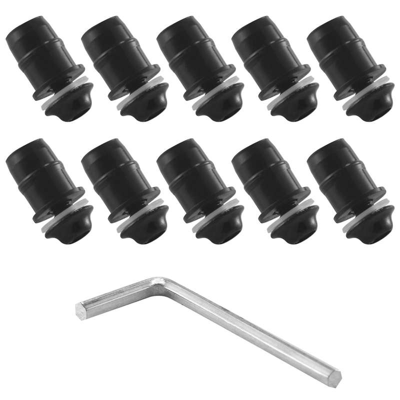 10pcs/set M5 Bolts Motorcycle Metric Rubber Well Nuts Windscreen Fairing Cowl Universal for Windshi