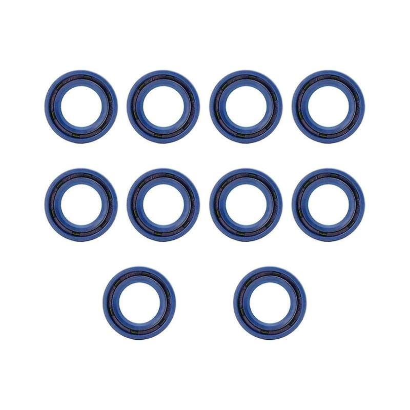 10-Piece Chainsaw Blue Oil Seal Chain Saw Set is Suitable for MS170 180 Parts Tool Oil Seal Ring
