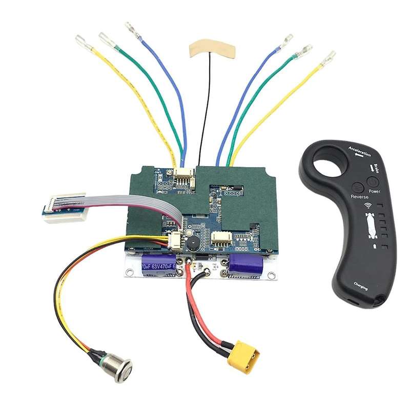 10s 24/36v Dual Belt Hub Motor Drive Esc 2.4g Remote Control Motor Electric Skateboard Longboard Con