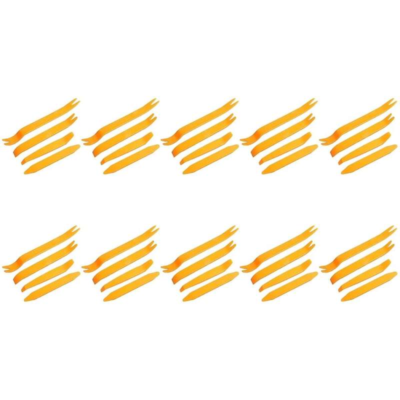 10Set Plastic Pry Plate Car Door Clip Panel Decoration Removal Tool Dashboard Removal Tool Navigatio