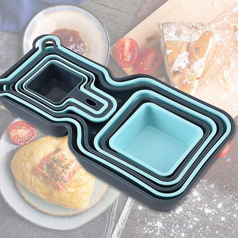 10-Piece Superior PP Food Plate Mixing Bowl Square Dried Fruit Snack Salad Kitchen Bowl Kitchen