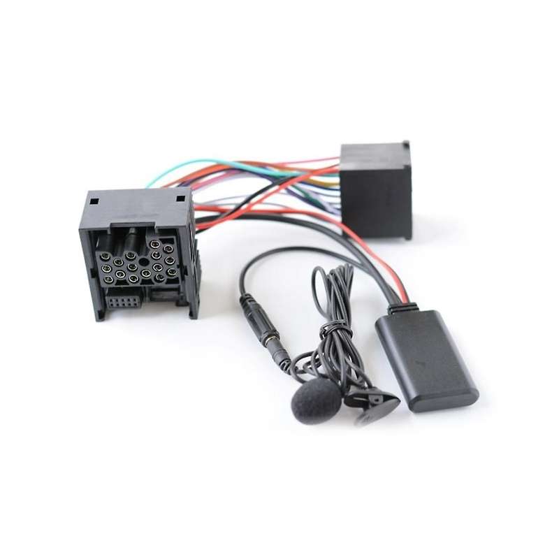 10Pin Stereo Bluetooth AUX Adapter Car Stereo Media Jack Compatible for E46