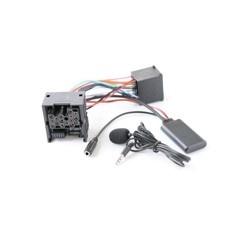 10Pin Stereo Bluetooth AUX Adapter Car Stereo Media Jack Compatible for E46