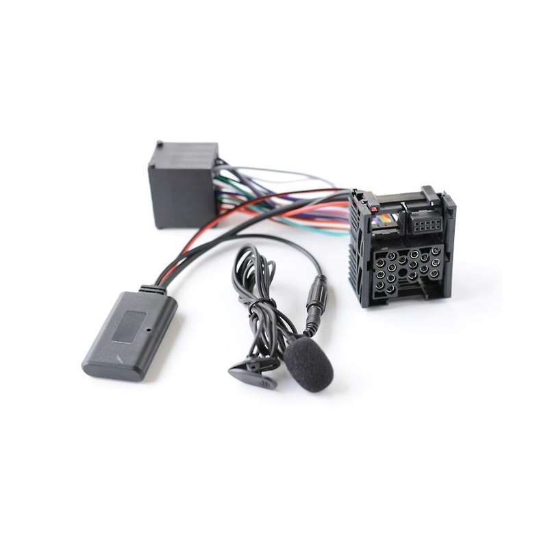 10Pin Stereo Bluetooth AUX Adapter Car Stereo Media Jack Compatible for E46