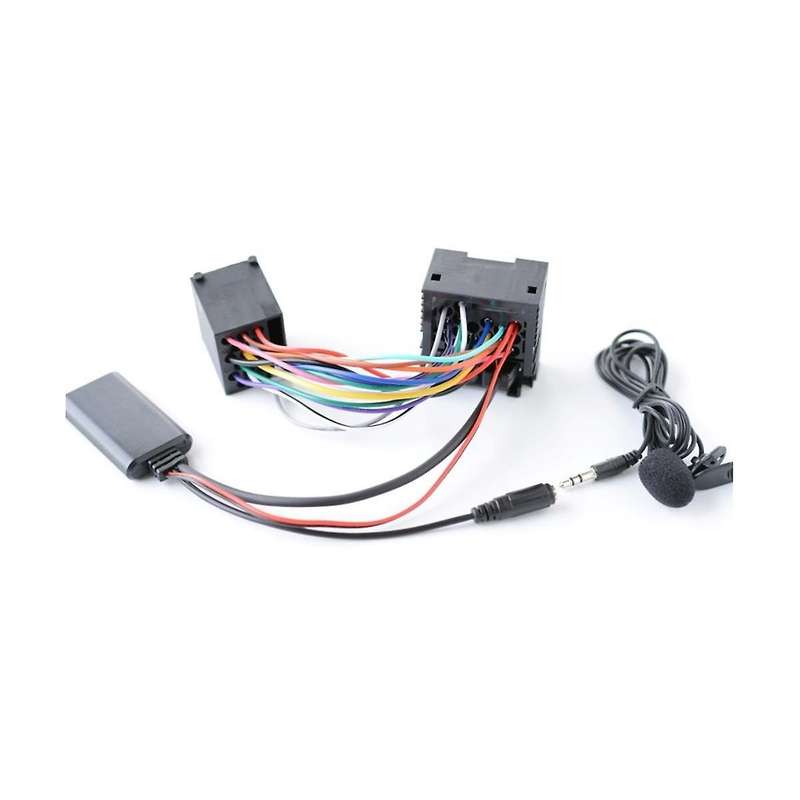 10Pin Stereo Bluetooth AUX Adapter Car Stereo Media Jack Compatible for E46