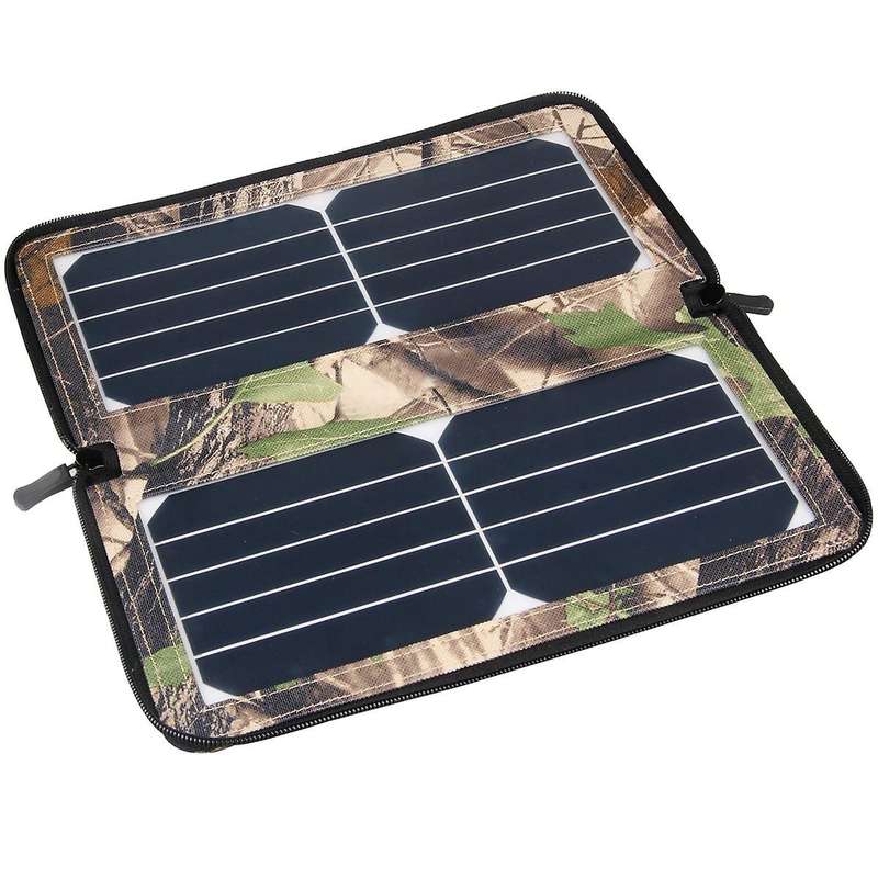 10W Solar Panel Usb Output Waterproof Portable Foldable Solar Charging Board for Travel Camping Outd