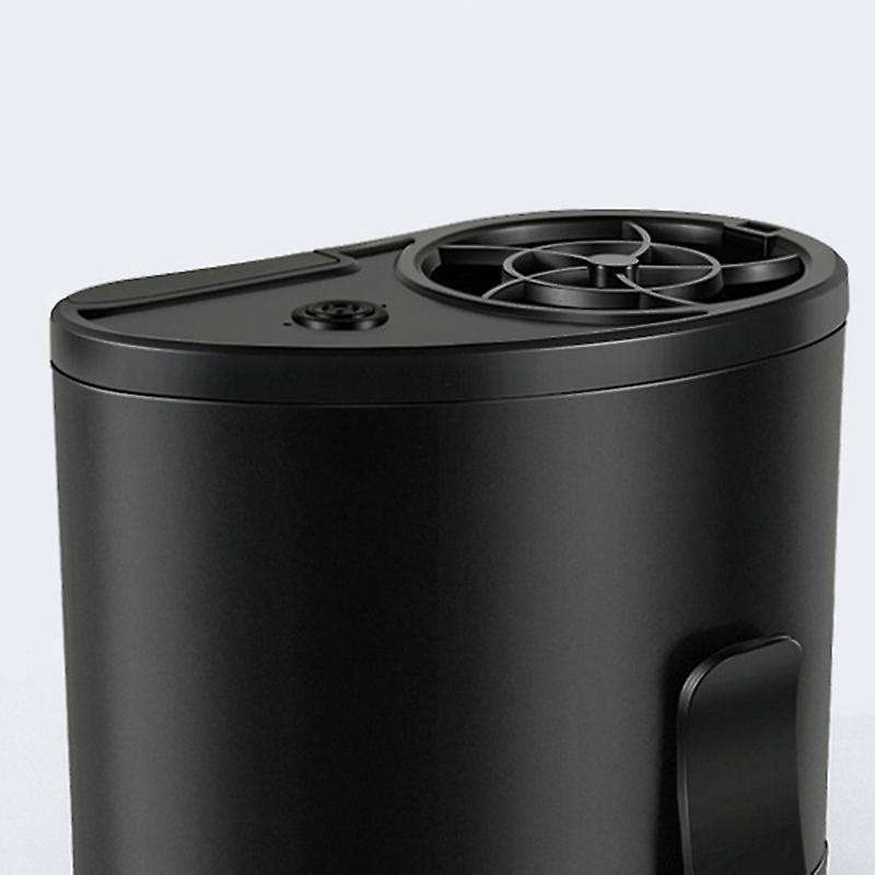 10W Dual Battery Mobile Air Conditioning Cooler Usb Waist Fan Portable Mini Fan Black for Hanging Wa