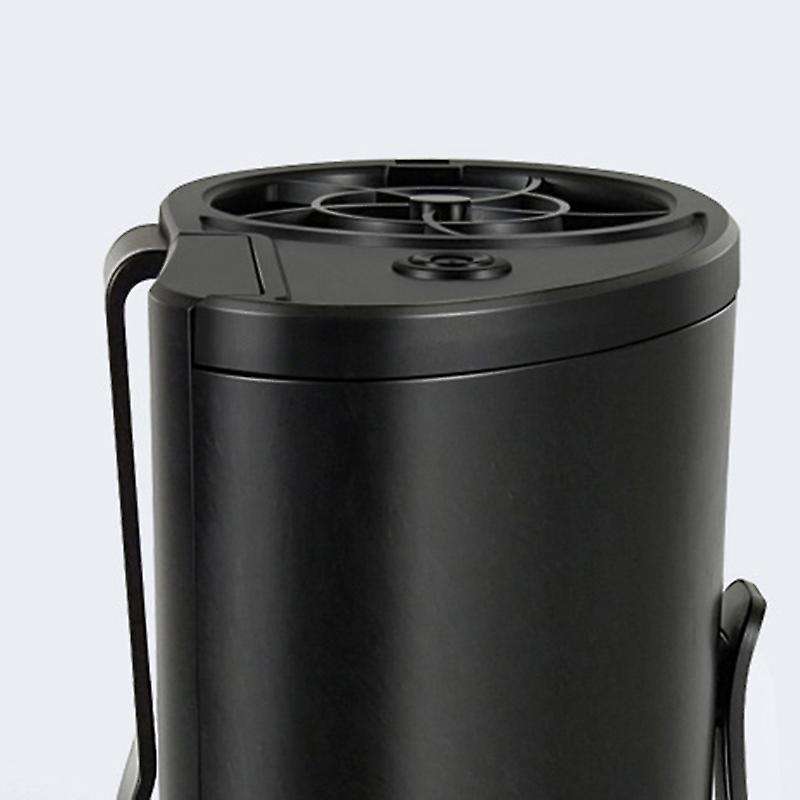 10W Dual Battery Mobile Air Conditioning Cooler Usb Waist Fan Portable Mini Fan Black for Hanging Wa