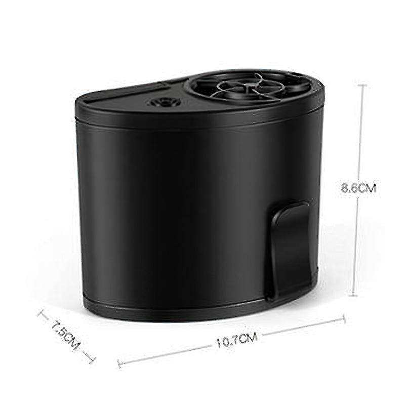 10W Dual Battery Mobile Air Conditioning Cooler Usb Waist Fan Portable Mini Fan Black for Hanging Wa