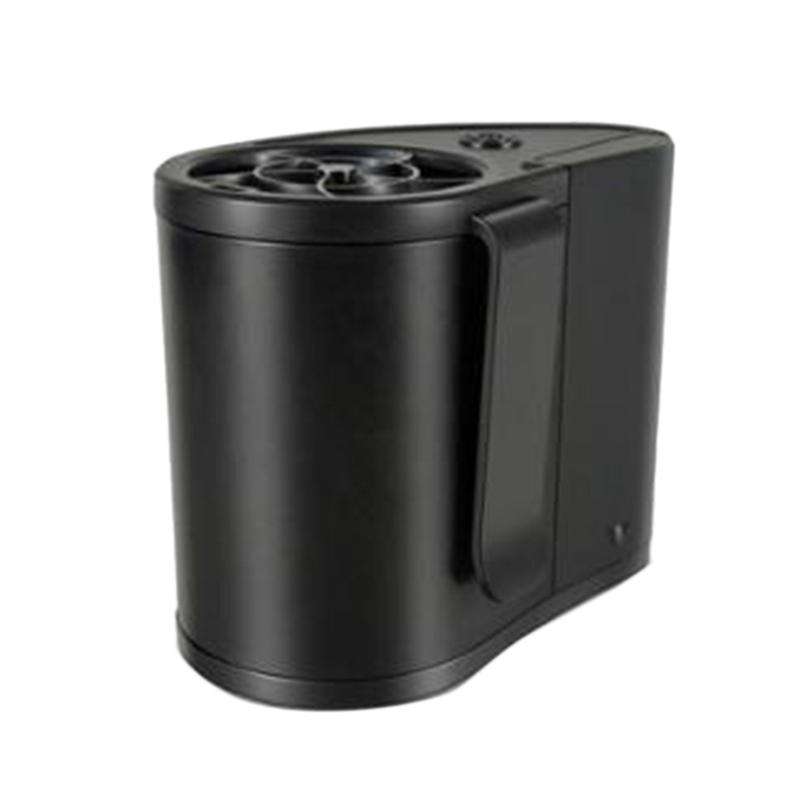 10W Dual Battery Mobile Air Conditioning Cooler Usb Waist Fan Portable Mini Fan Black for Hanging Wa