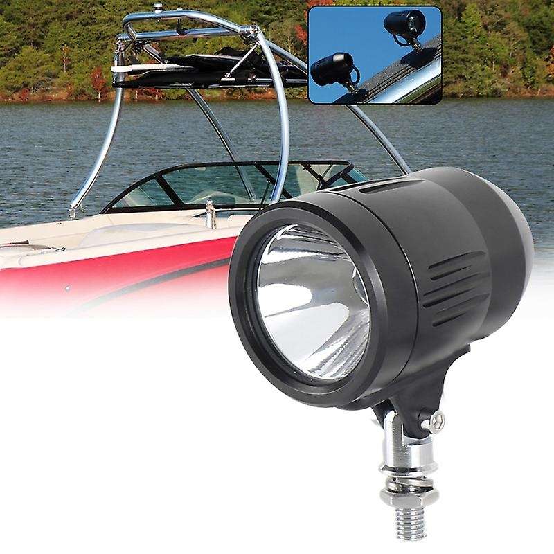 10W 10-80V Yacht Spotlight Boat Round LED Spotlight for Cars Trucks Off-Road Vehicles Motorcycles Sh