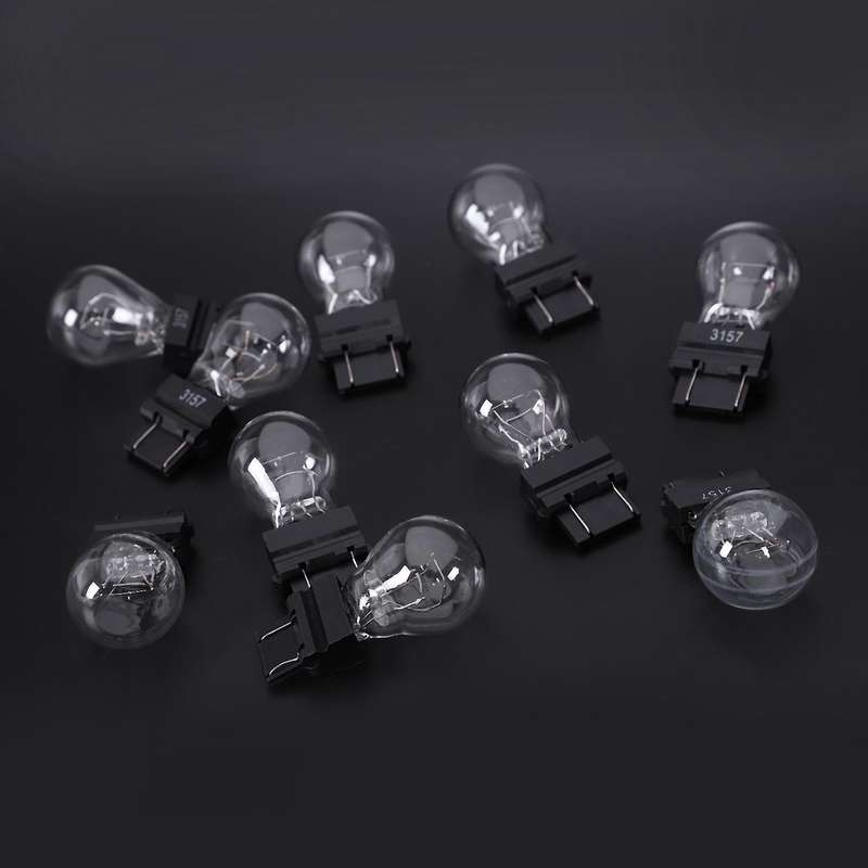10x 3157 Bright Light Bulbs Tail Brake Backup Reverse S8 Signal Lamp