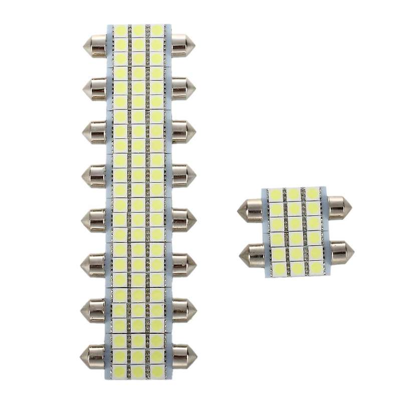 10x 5050 Smd 9 Led 42mm Car C5w Festoon Dome Map Interior Bulb Light Lamp Dc 12v