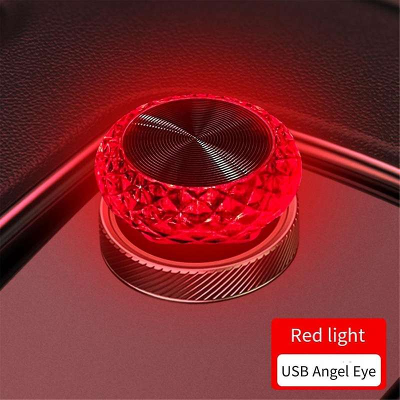 10x Car Usb Ambient Light Mini Led Interior Decorative Lamp for Party Dj Vehicle Universal Auto C